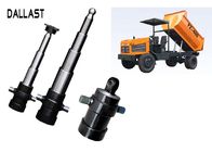 Dump Truck Telescopic Hydraulic Cylinder 3 / 4 Stages Single Acting Chromed