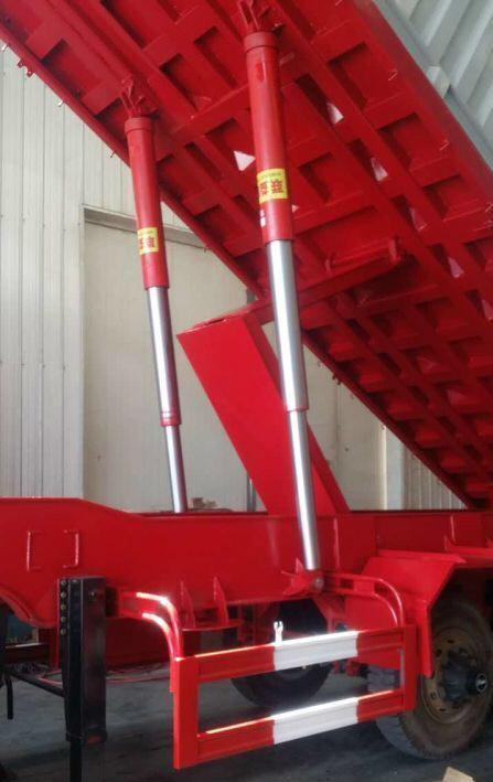 Cylindre à simple effet d'huile hydraulique pour le verseur agricole de camion à benne basculante de véhicules